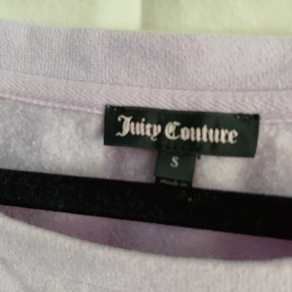 Gently worn Juicy Couture top in Purple - Picture 4 of 5